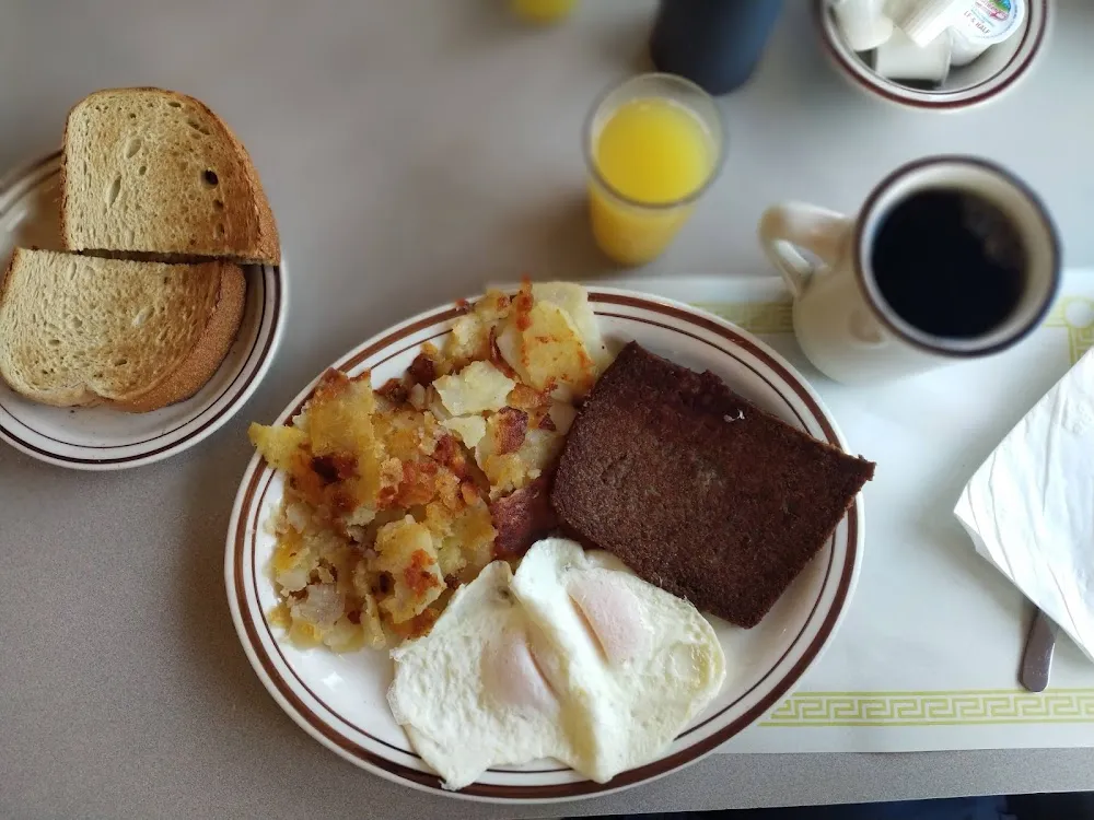 2 Eggs Home Fries Scrapple